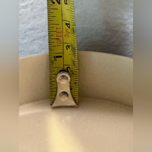 Antique Made in England Floral Pink & White Lace Inset Powder Vanity Jar - Picture 14 of 14